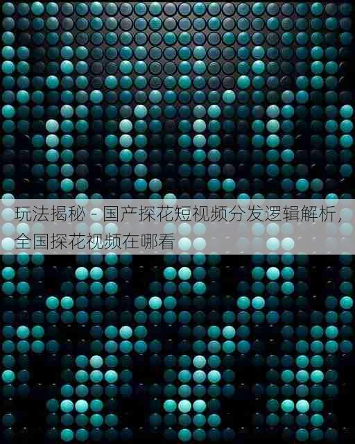 玩法揭秘 - 国产探花短视频分发逻辑解析,全国探花视频在哪看