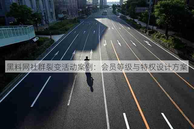 黑料网社群裂变活动案例:会员等级与特权设计方案