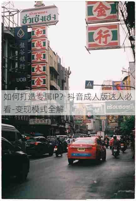 如何打造专属IP?抖音成人版达人必看-变现模式全解